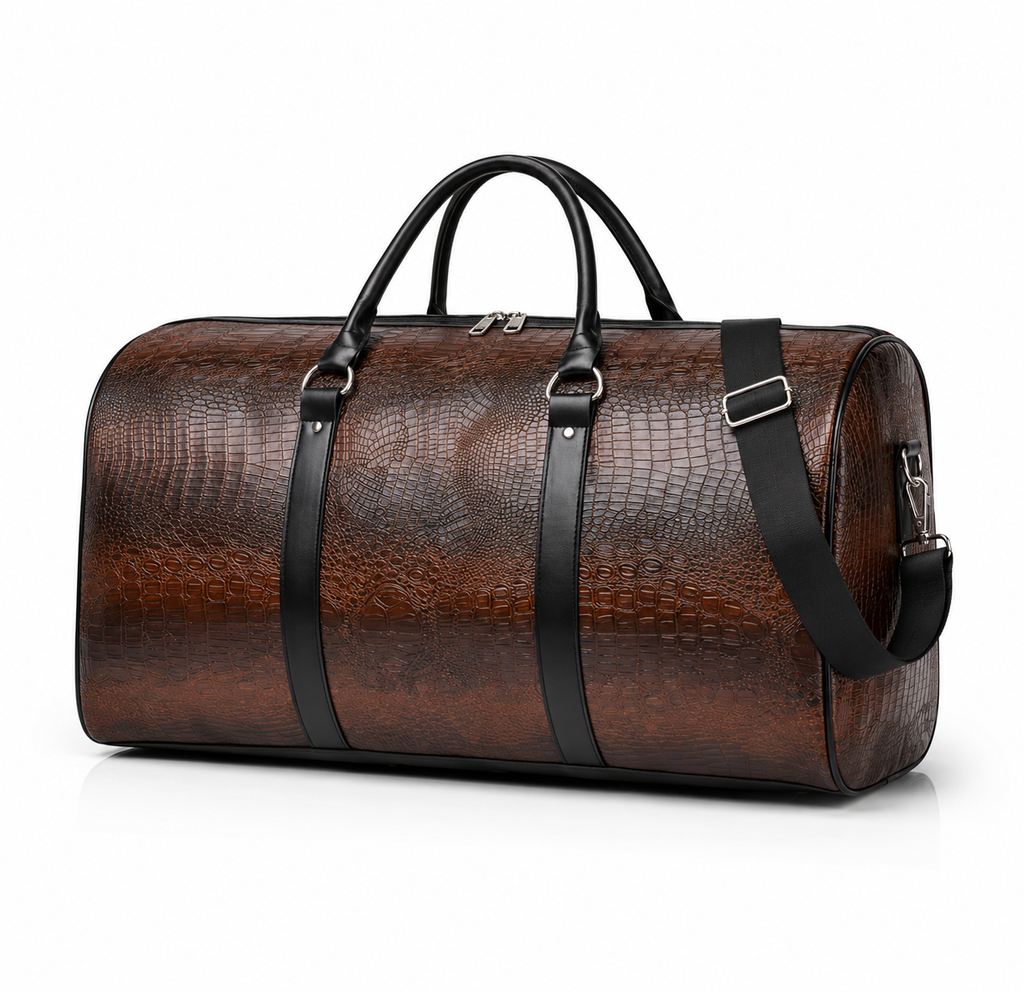 VELARO CROCO DUFFLE