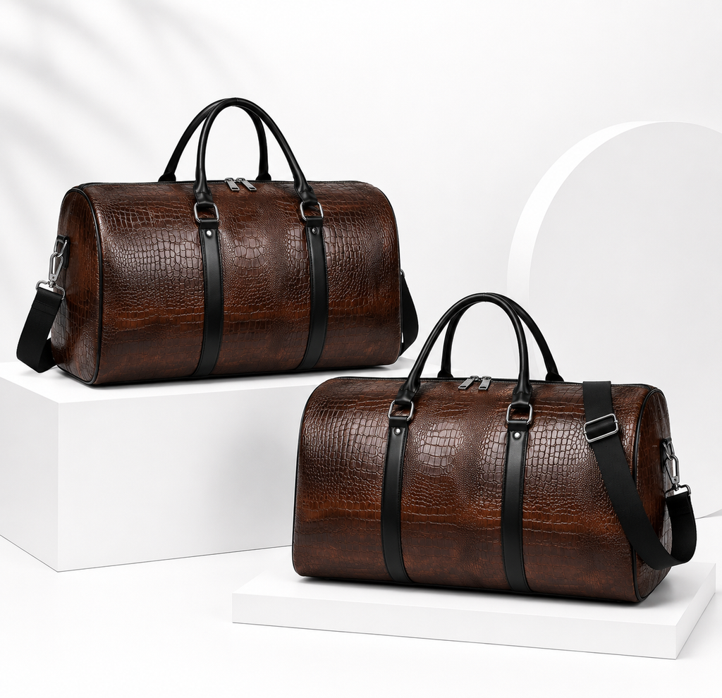 VELARO CROCO DUFFLE