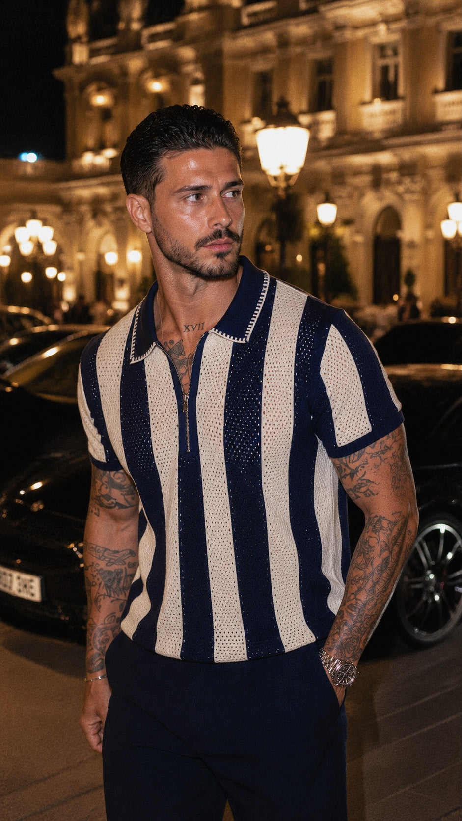 Riviera Noir™ Knit Polo