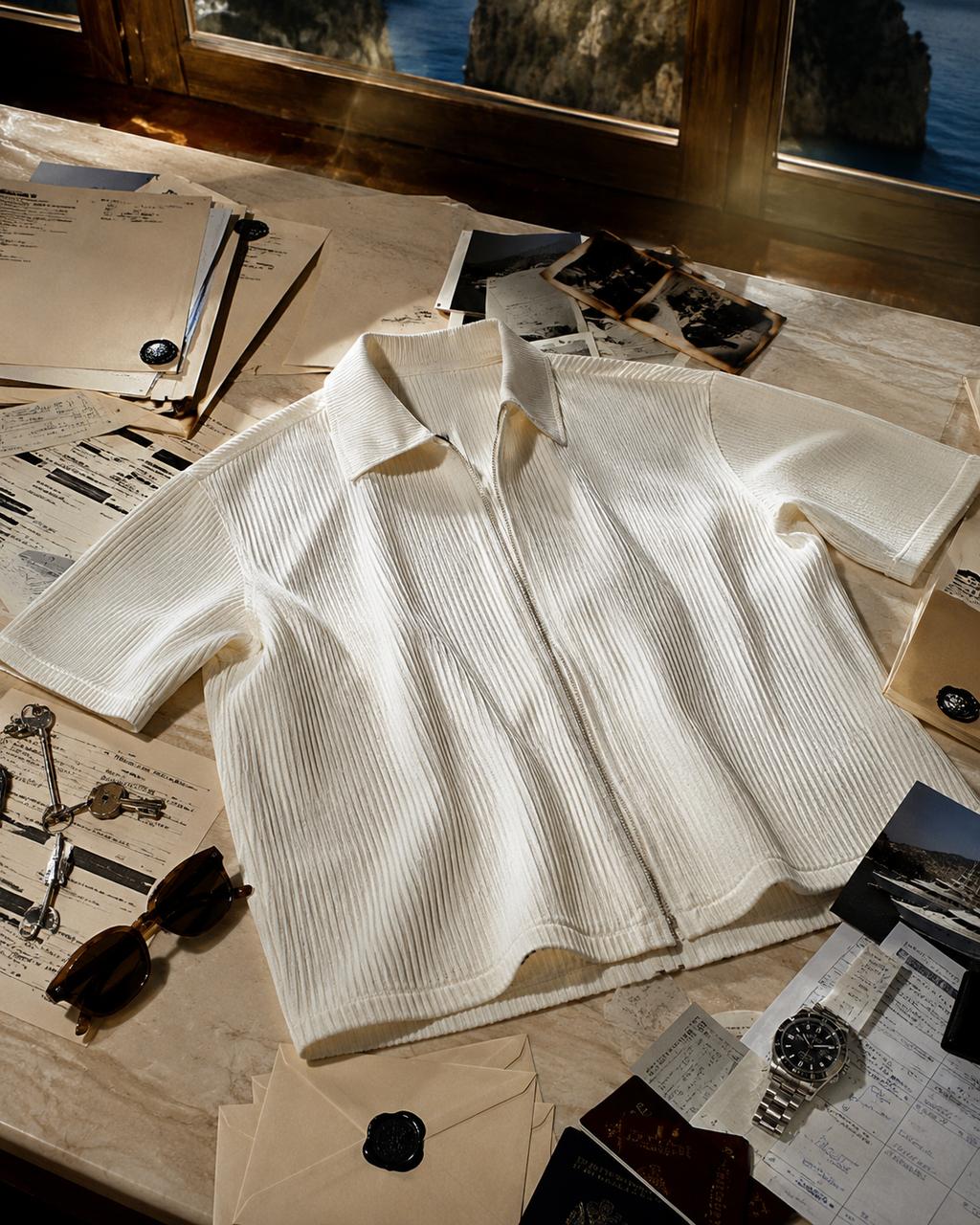Seoul Pleated Zip
