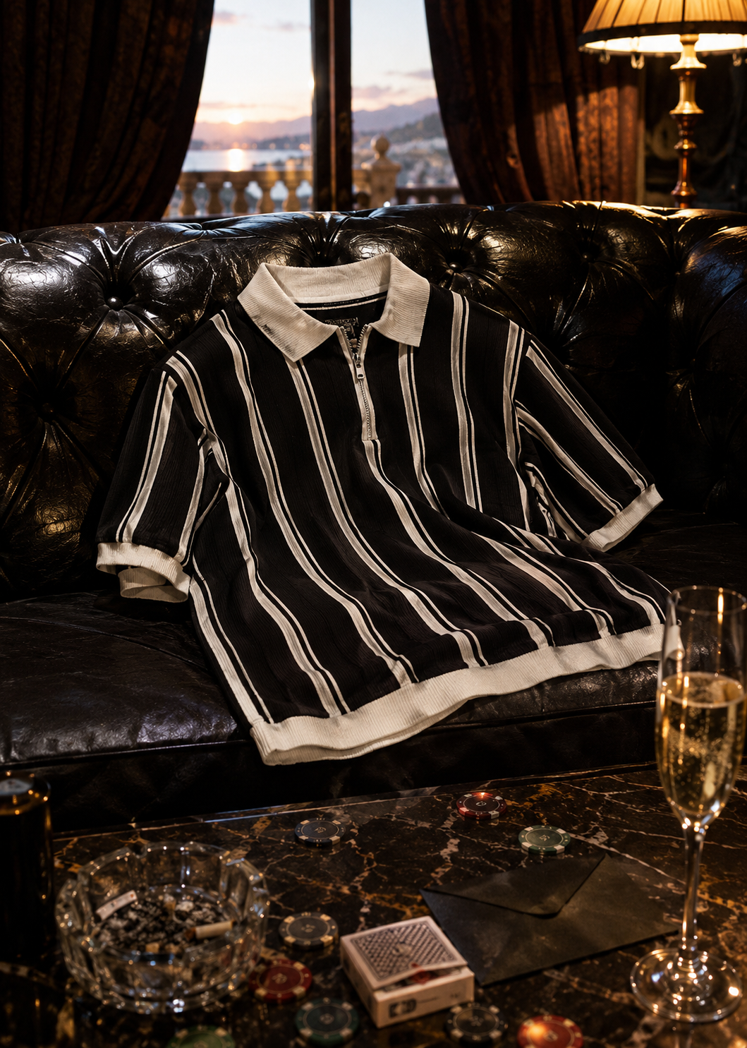 Amalfi Stripe Polo