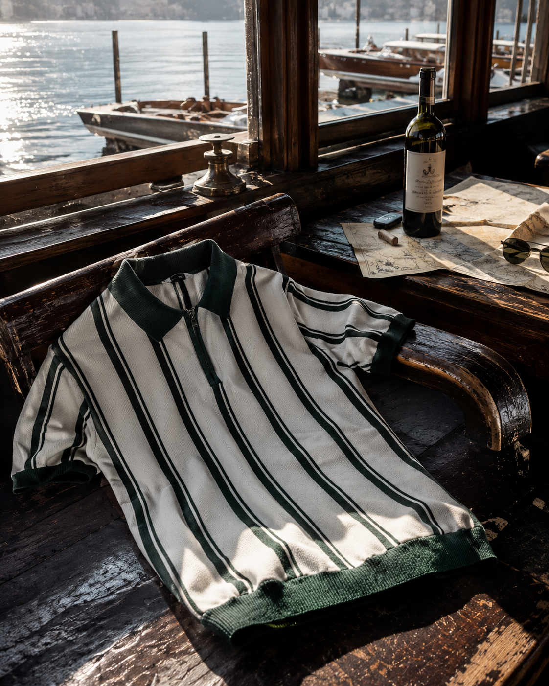 Amalfi Stripe Polo