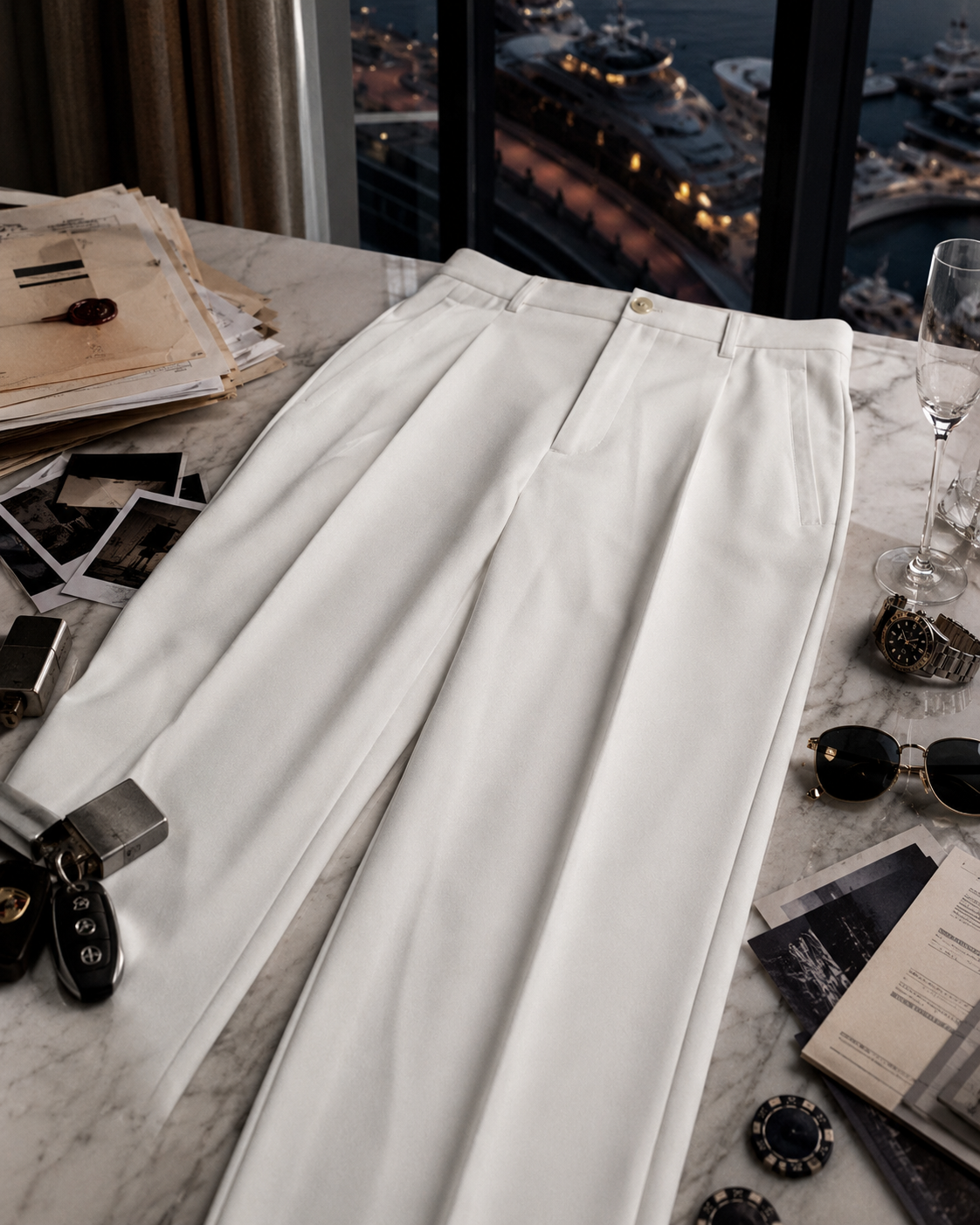 Milano Drape Trousers