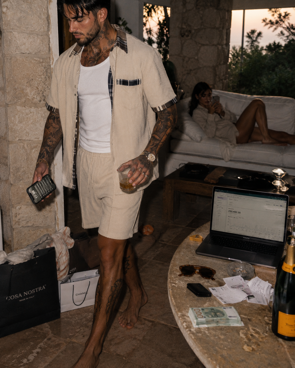 Urban Waffle Set – T-Shirt + Shorts 2 Pieces