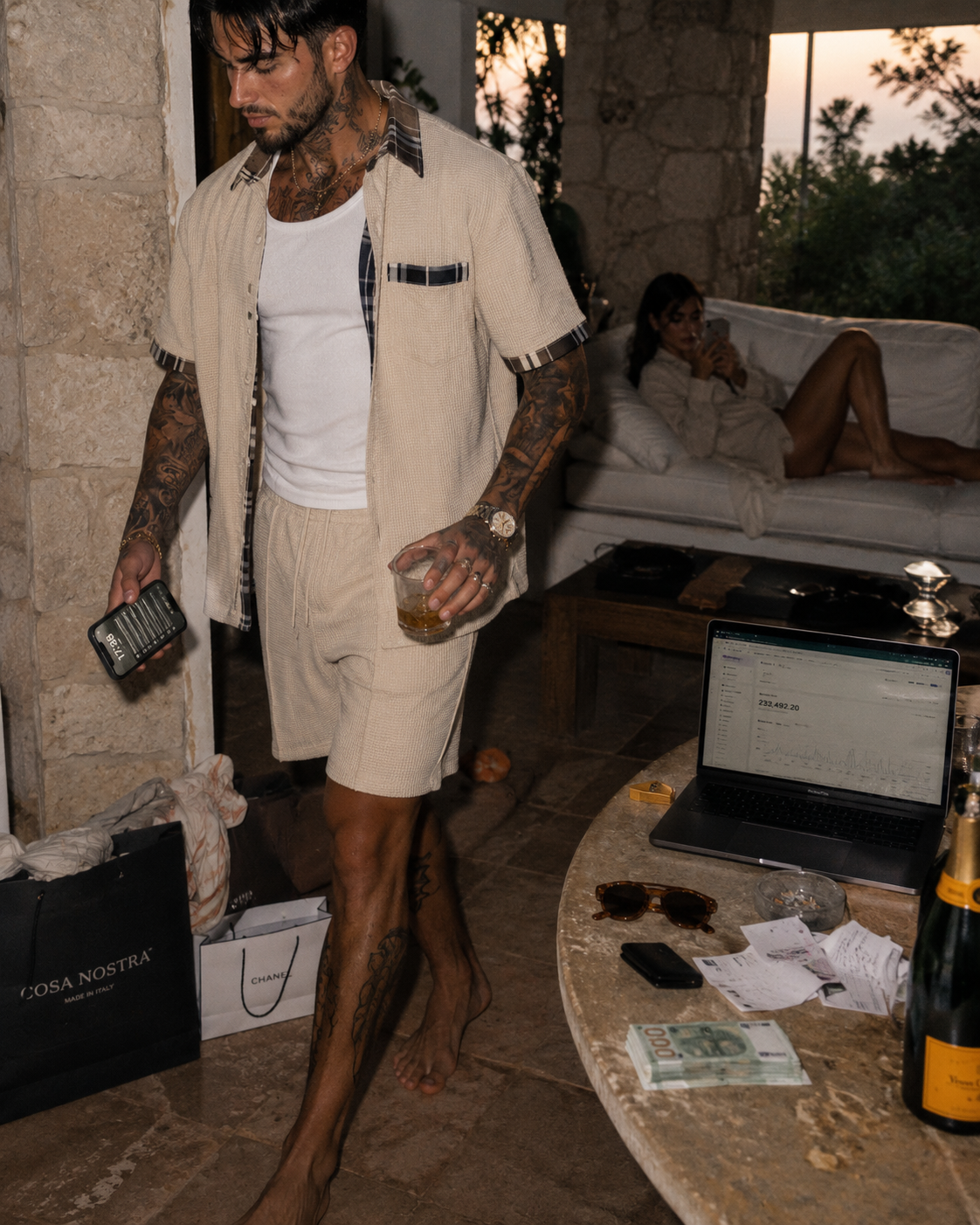 Urban Waffle Set – T-Shirt + Shorts 2 Pieces