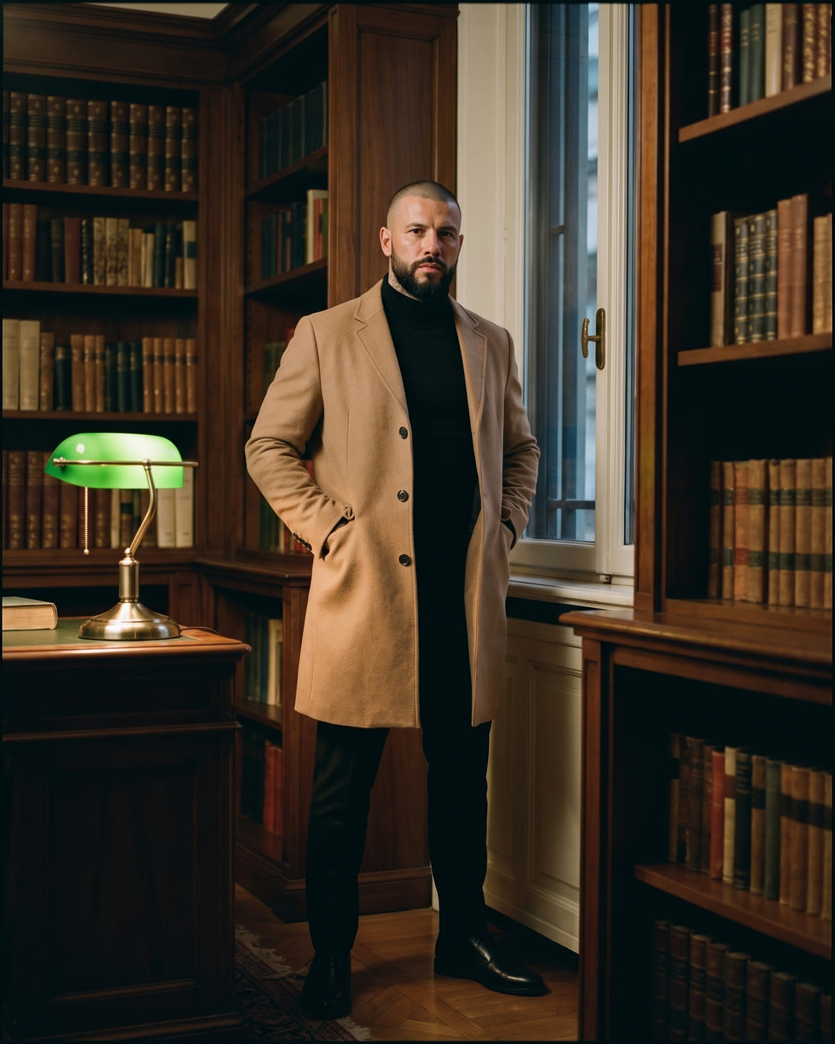 TORINO OVERCOAT · BLACK