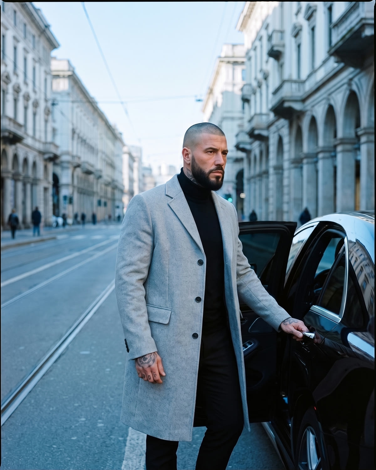 TORINO OVERCOAT · BLACK