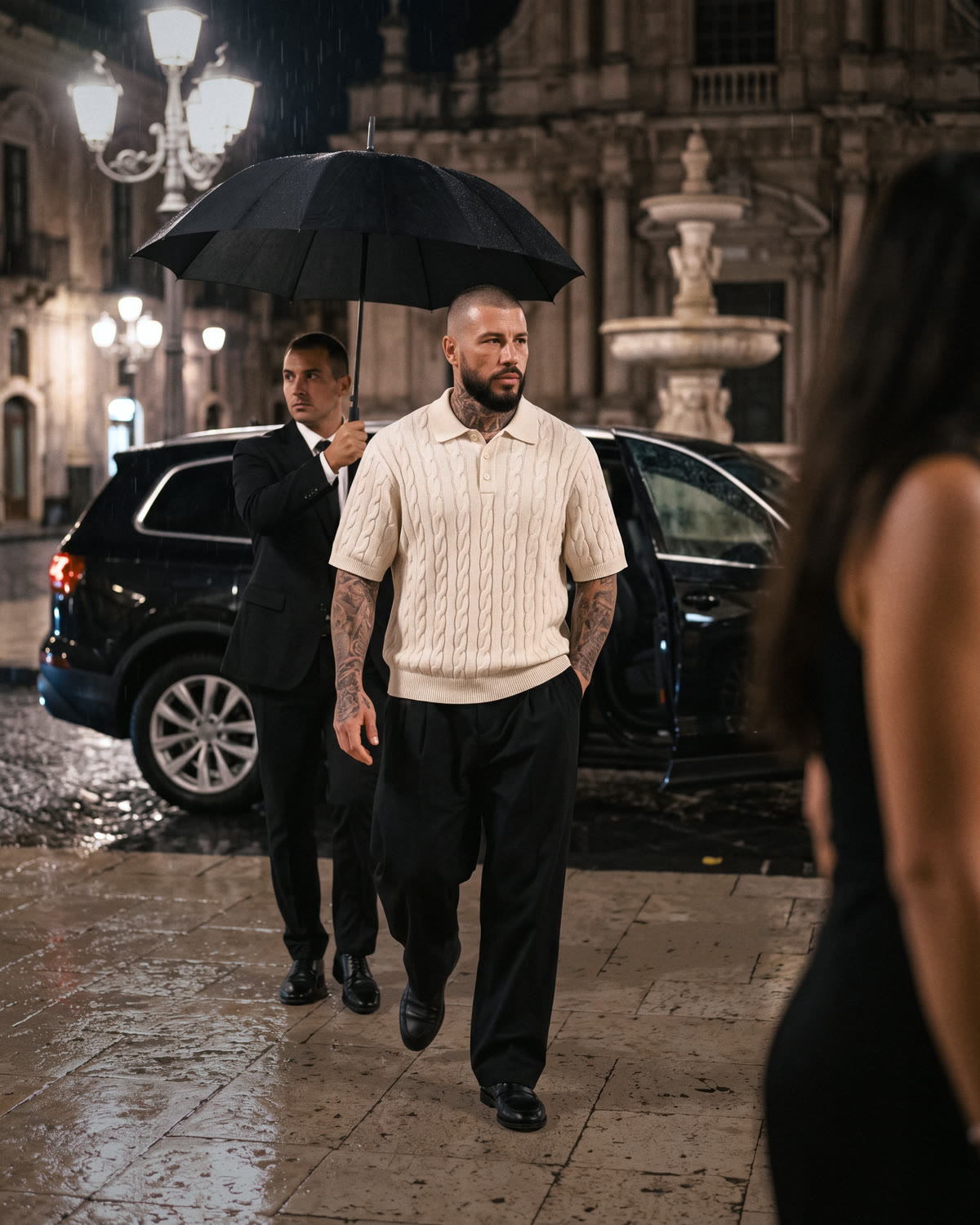 GENOVA CABLE POLO · GREY