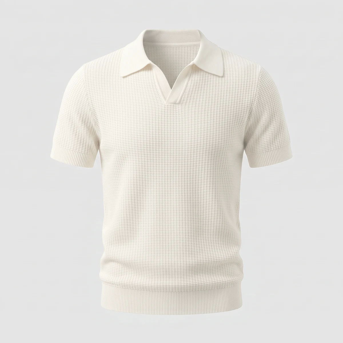 CAPRI KNIT POLO · CREAM